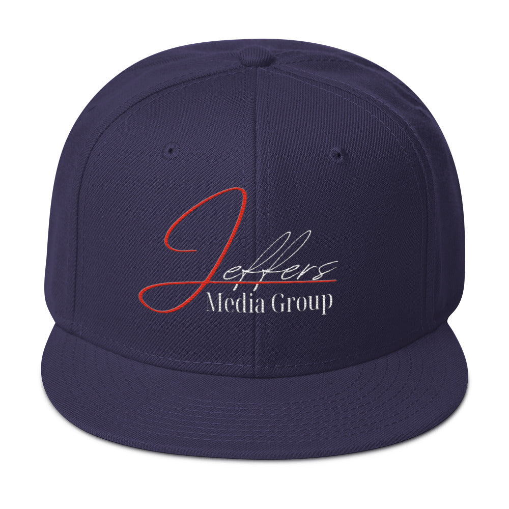 Jeffers Media Group Red J/White (Snapback)