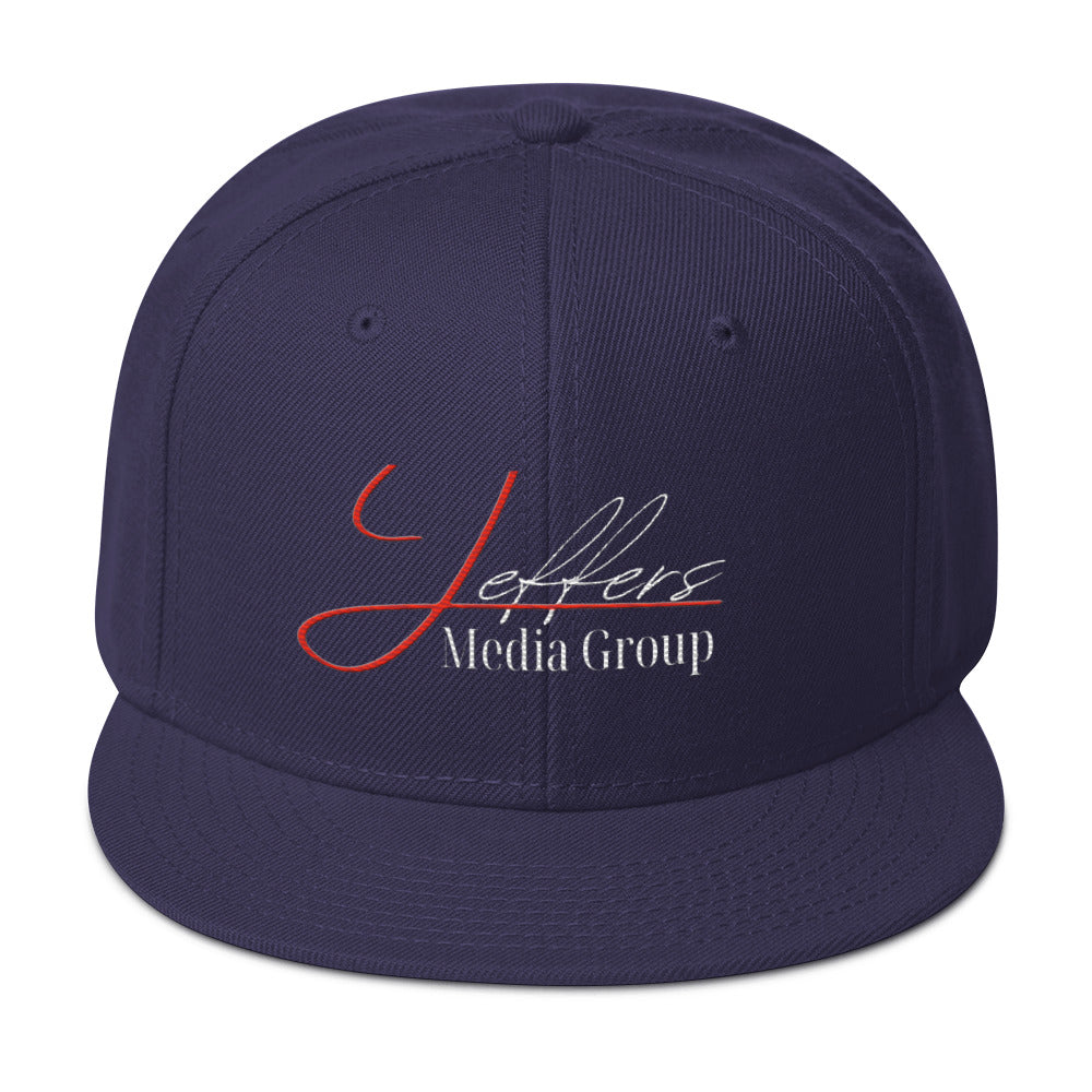 Jeffers Media Group Red J/White (Snapback)