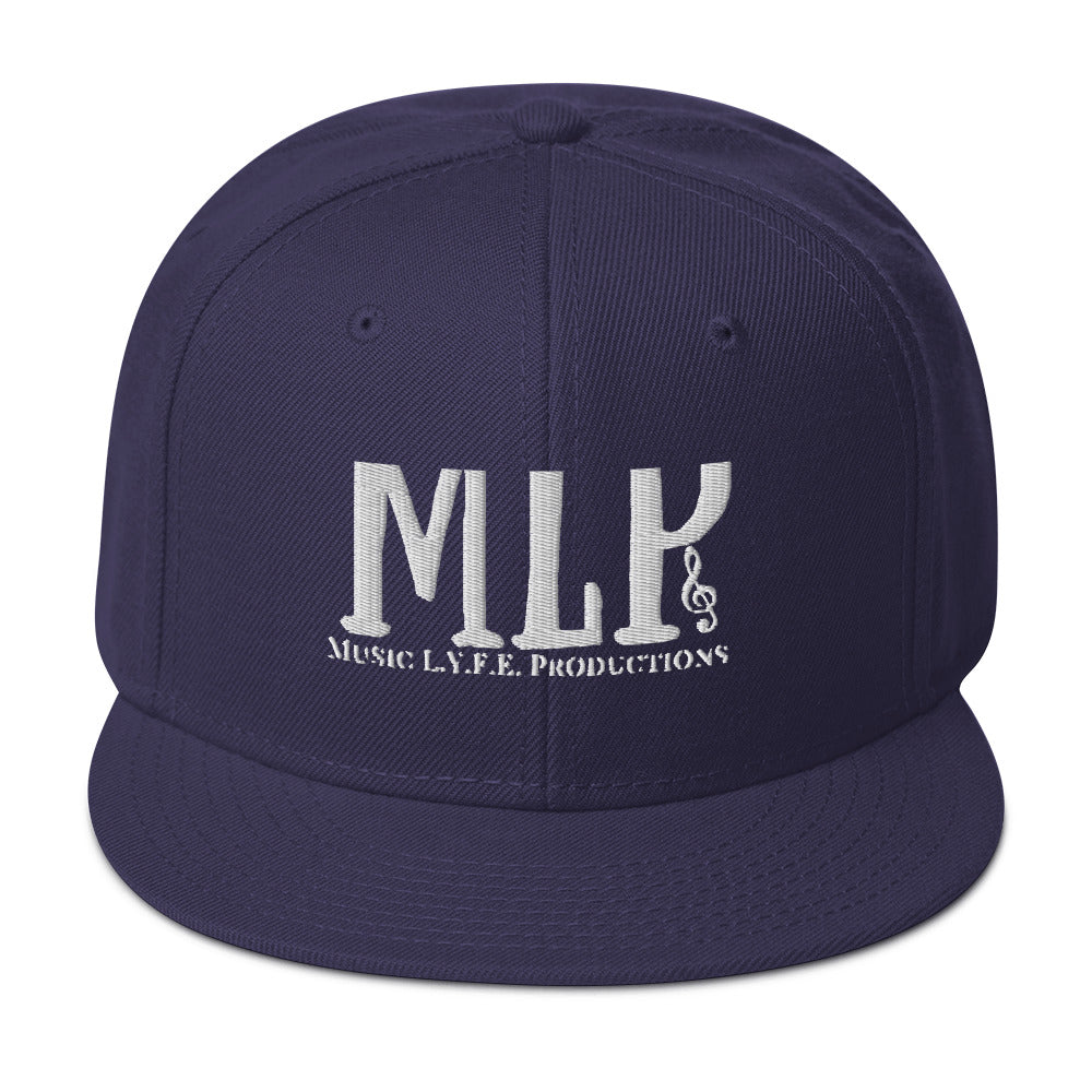 Music L.Y.F.E. Productions White (Snapback)