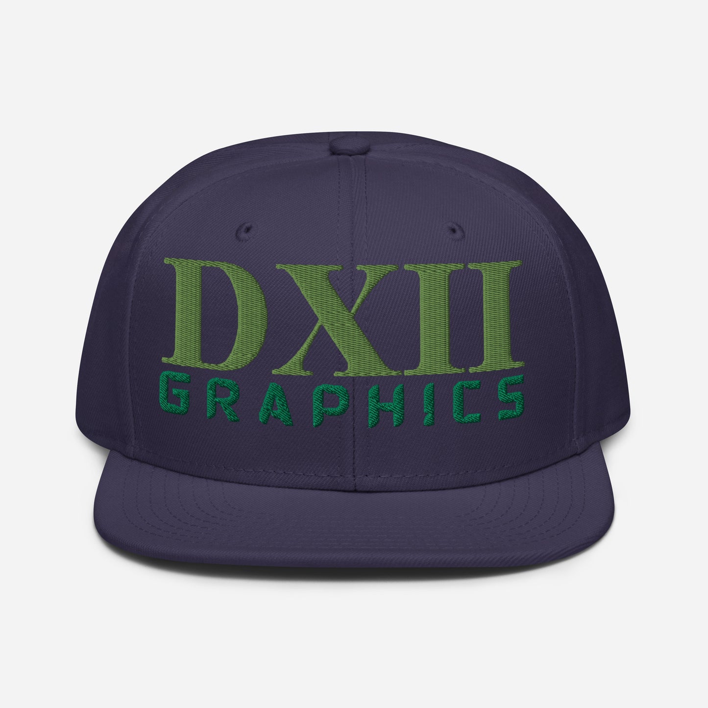 DXII/512 Graphics Kiwi Green/Kelly Green (Snapback)