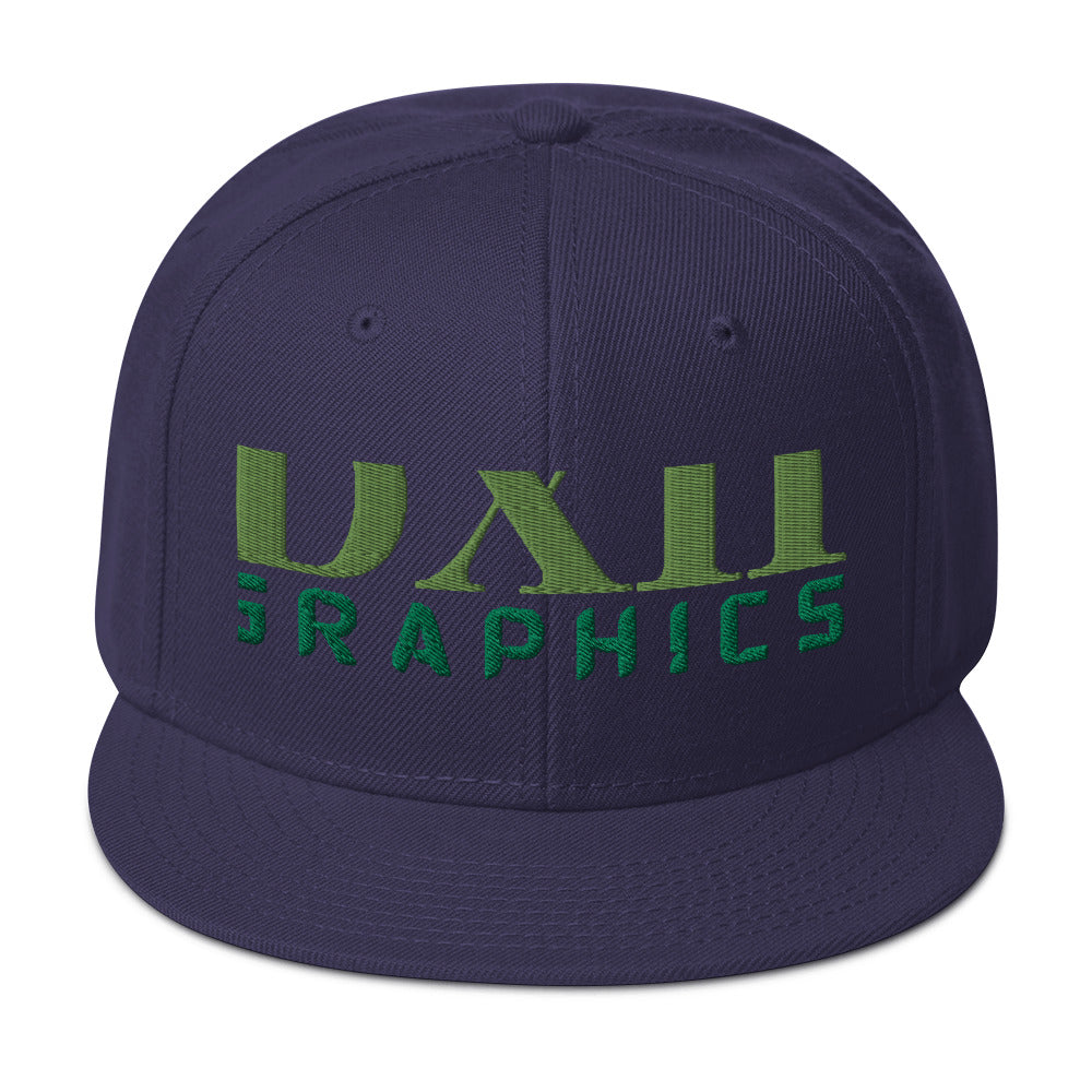 DXII/512 Graphics Kiwi Green/Kelly Green (Snapback)