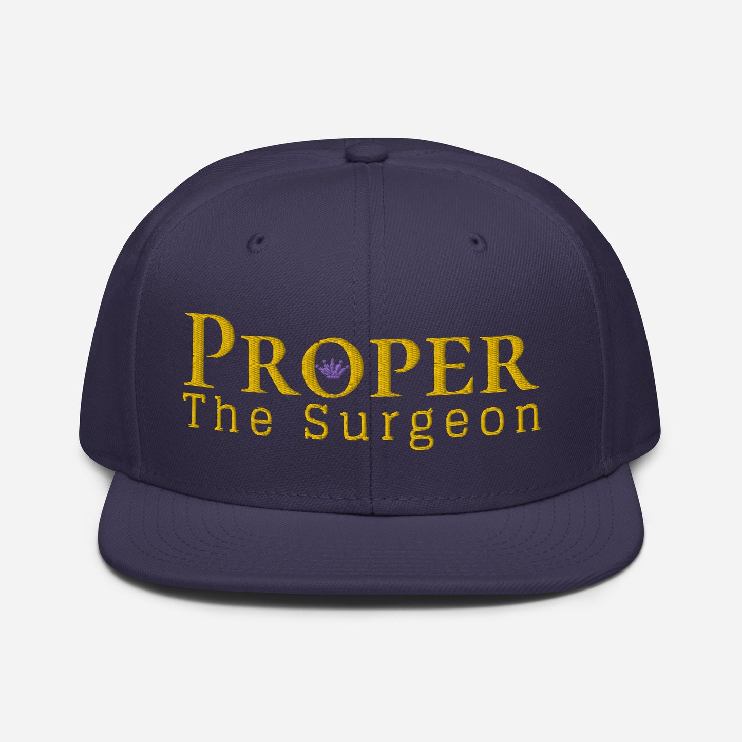 Proper The Surgeon Royal Combo (Gold/Gold/Purple) II Snapback Hat