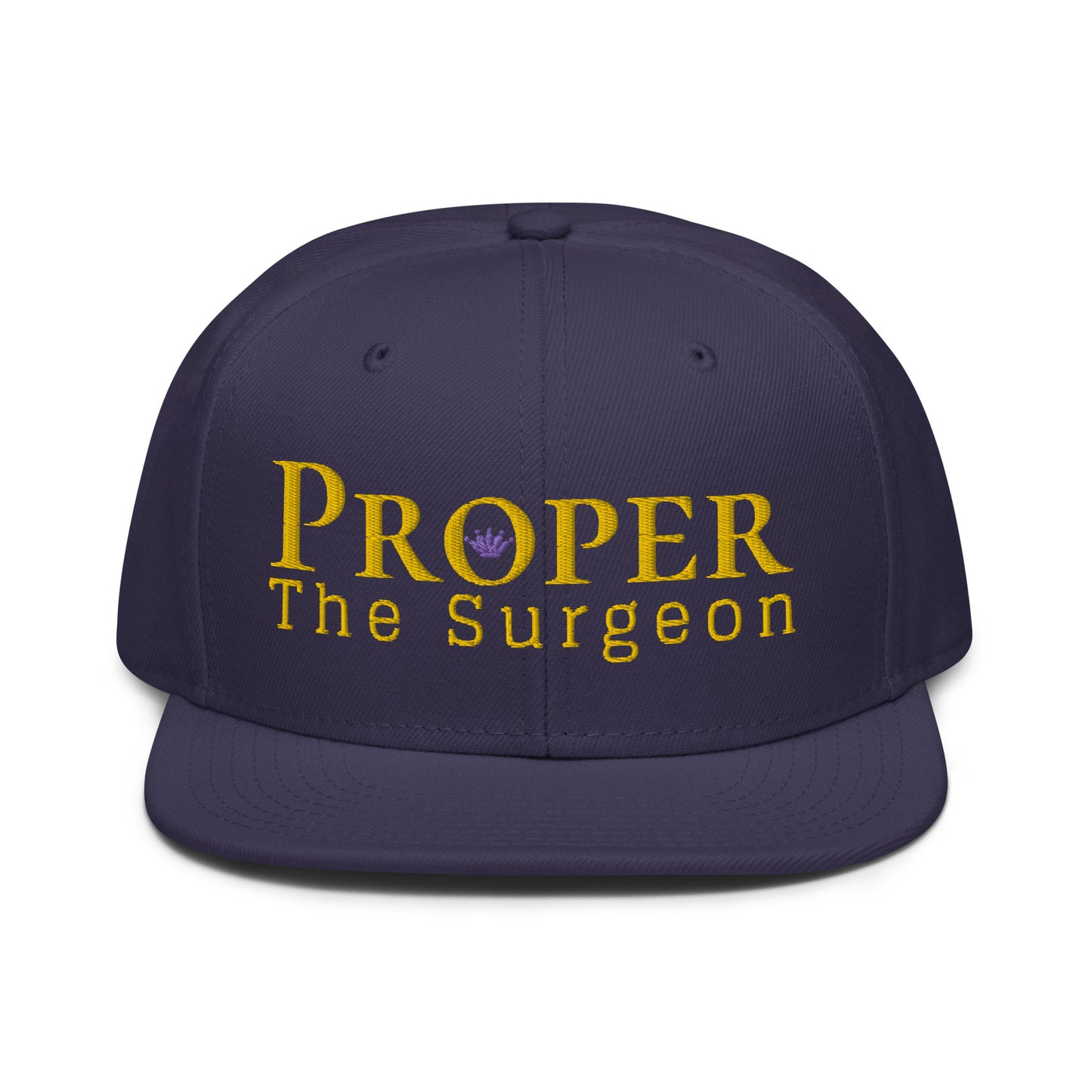 Proper The Surgeon Royal Combo (Gold/Gold/Purple) II Snapback Hat