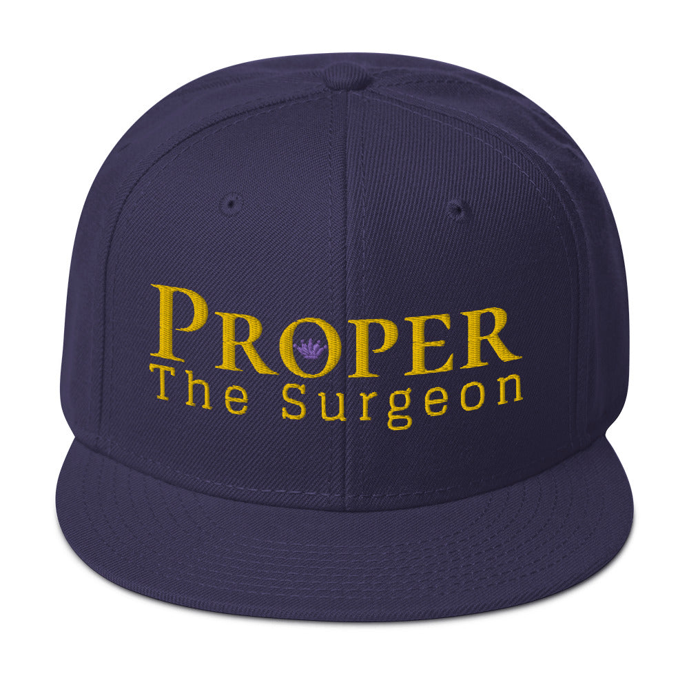 Proper The Surgeon Royal Combo (Gold/Gold/Purple) II Snapback Hat