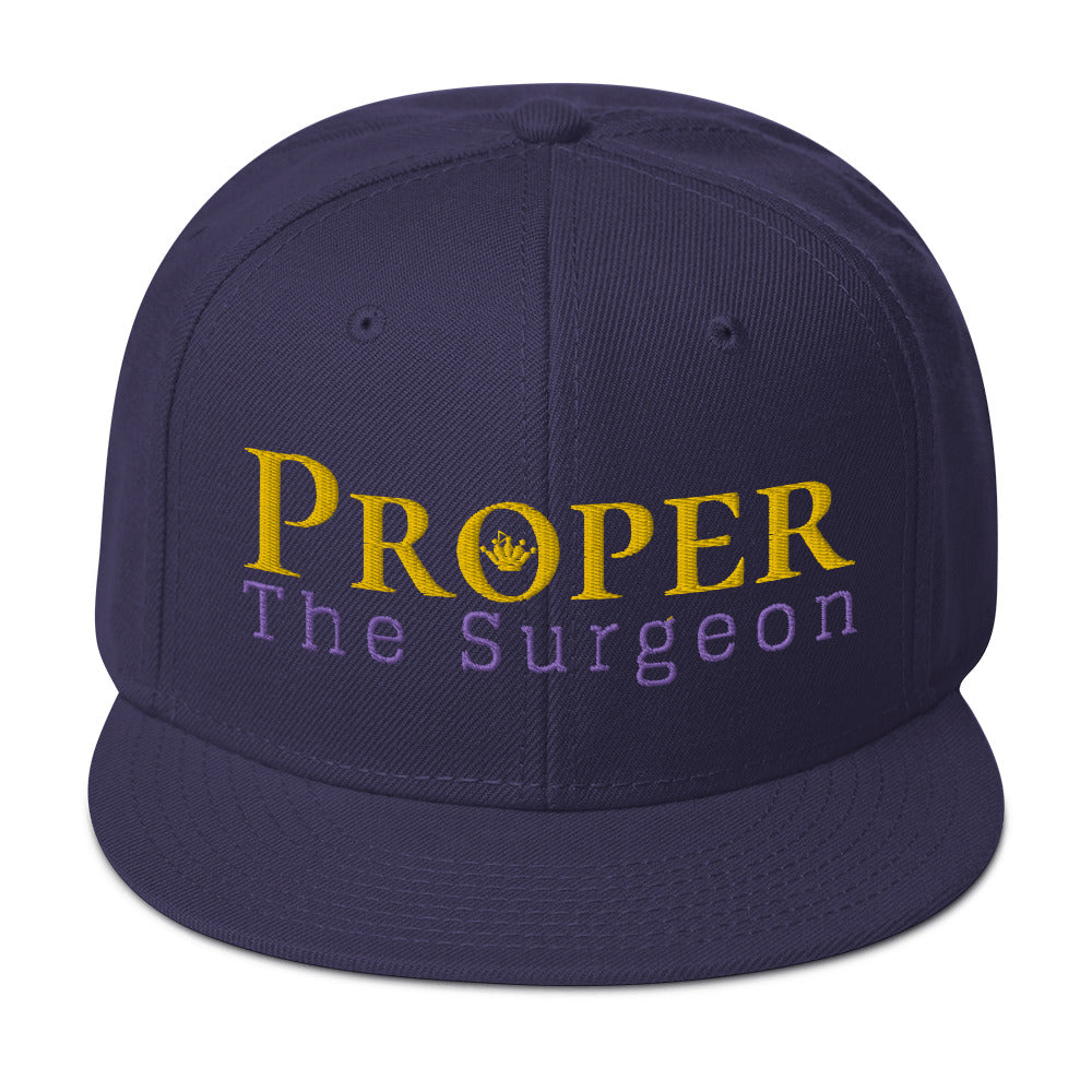 Proper The Surgeon Royal Combo (Gold/Purple/Gold) II Snapback Hat