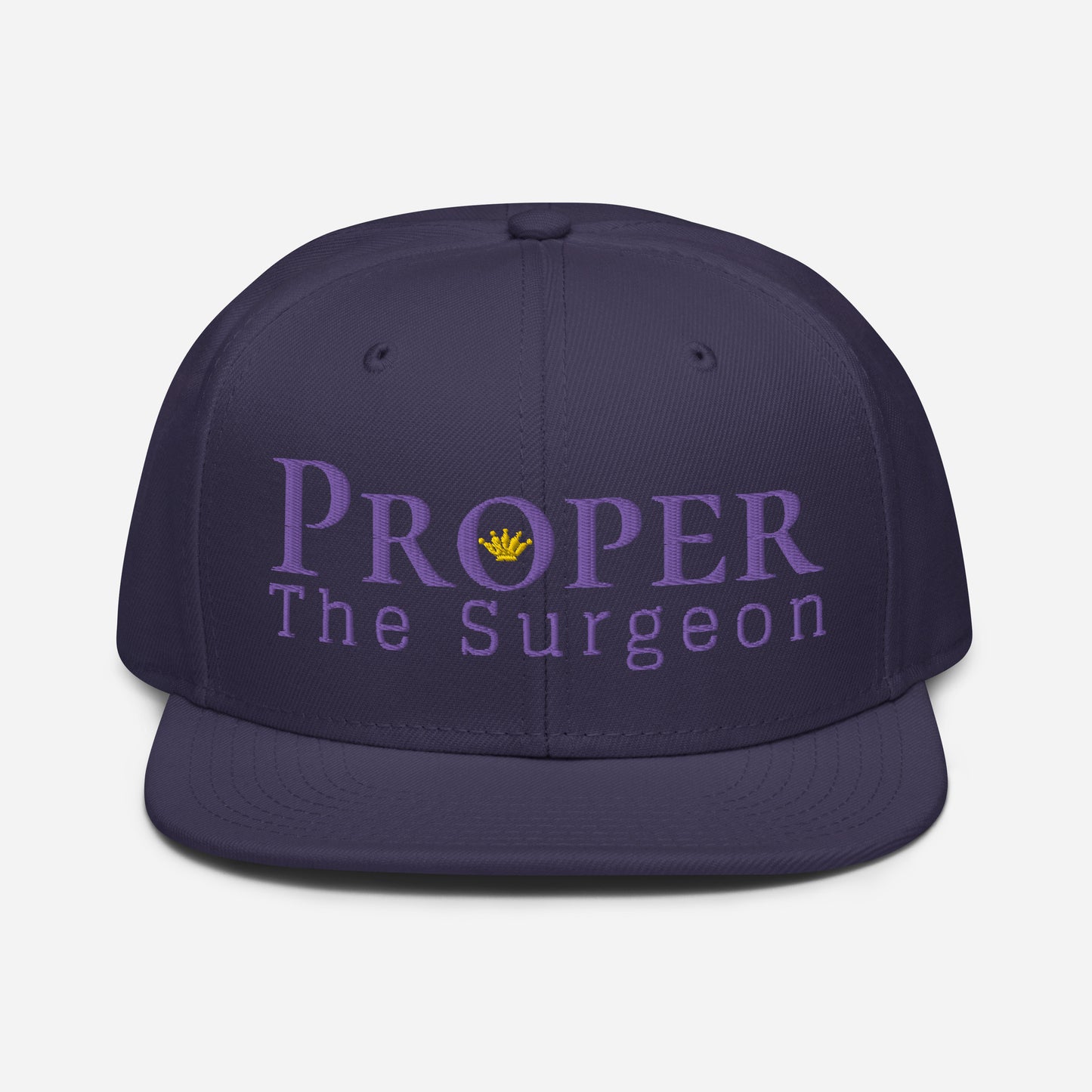 Proper The Surgeon Royal Combo (Lila/Lila/Gold) II Snapback-Mütze