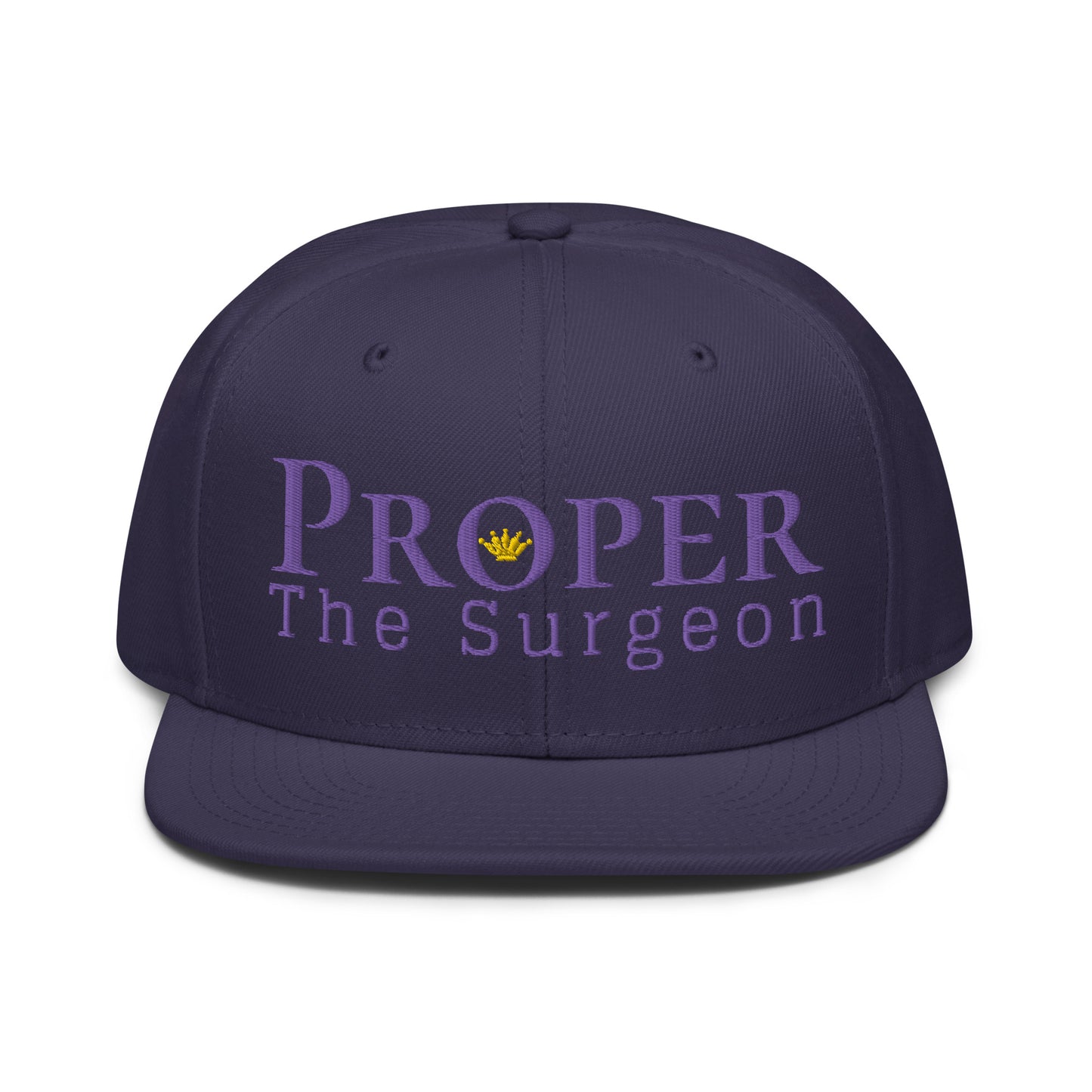Proper The Surgeon Royal Combo (Lila/Lila/Gold) II Snapback-Mütze