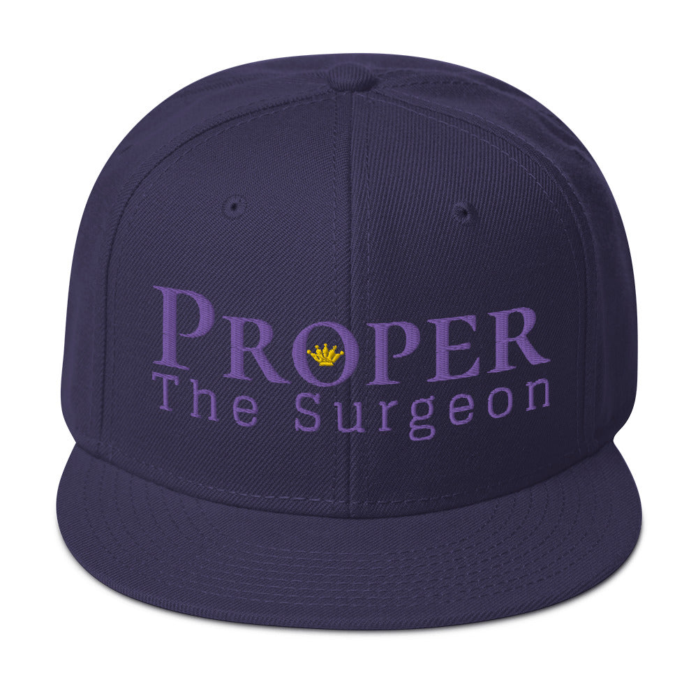 Proper The Surgeon Royal Combo (Lila/Lila/Gold) II Snapback-Mütze