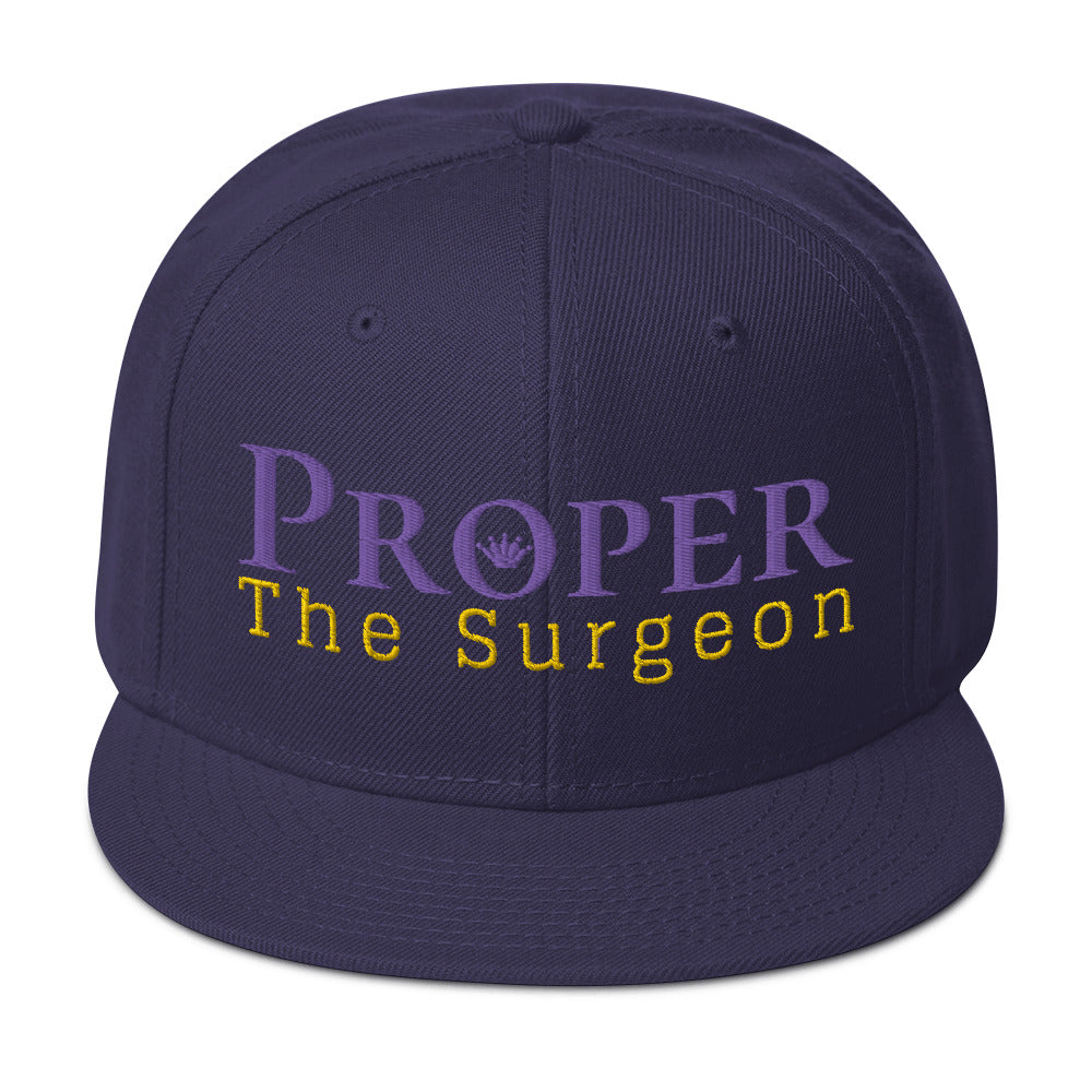 Proper The Surgeon Royal Combo (Purple/Gold/Purple) II Snapback Hat