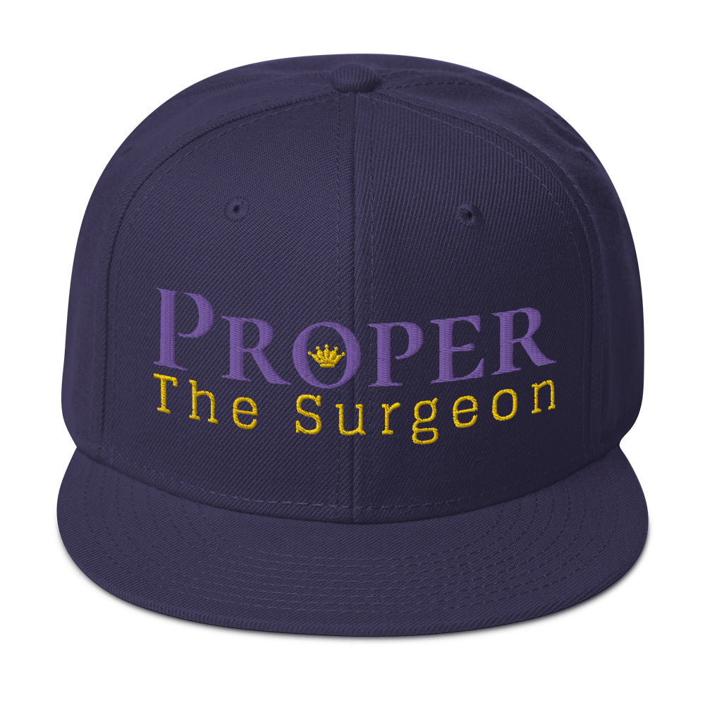 Proper The Surgeon Royal Combo (púrpura/oro/oro) II gorra snapback