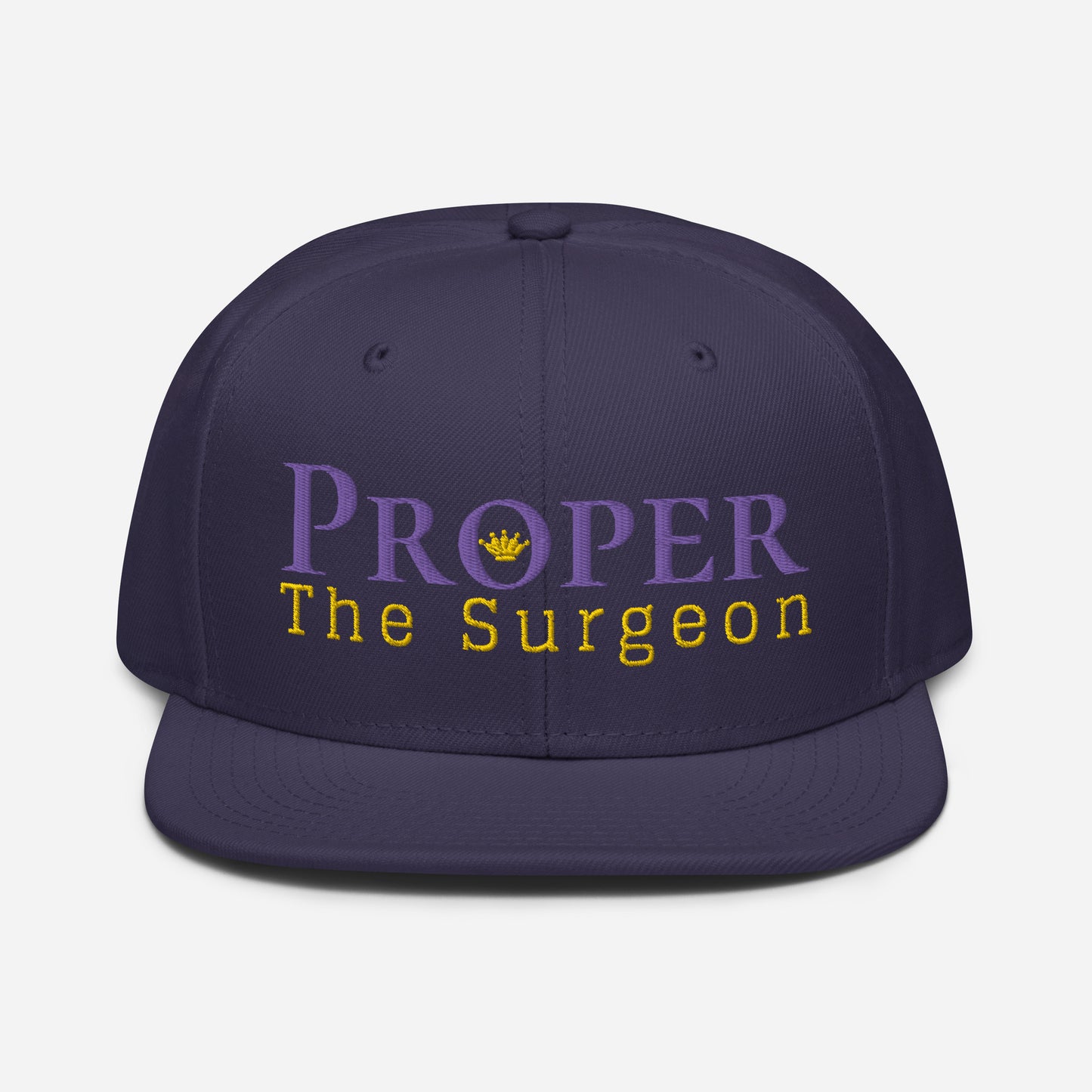 Proper The Surgeon Royal Combo (Purple/Gold/Gold) II Snapback Hat