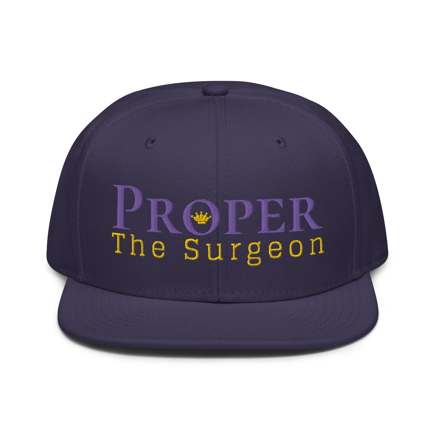 Proper The Surgeon Royal Combo (Purple/Gold/Gold) II Snapback Hat