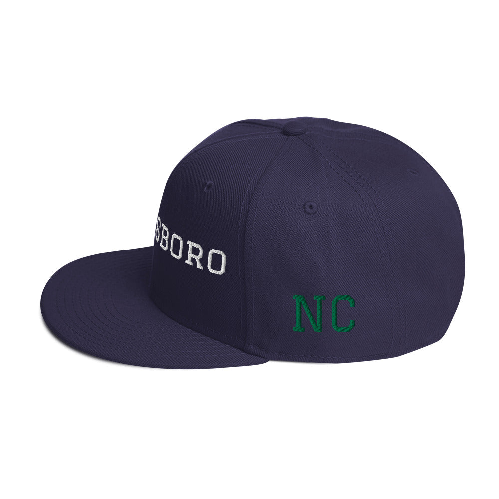 Greensboro ‘White/Kelly Green’ (Snapback)