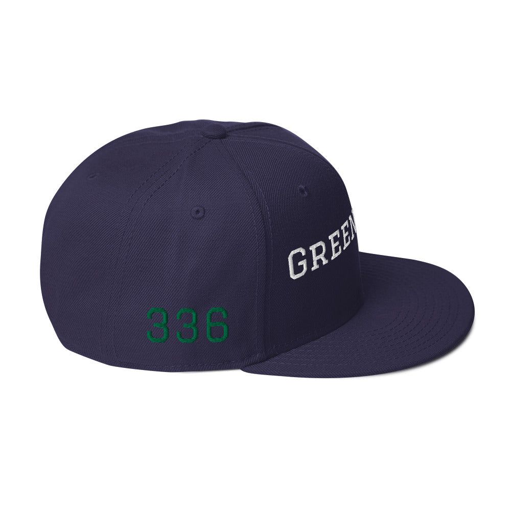 Greensboro ‘White/Kelly Green’ (Snapback)