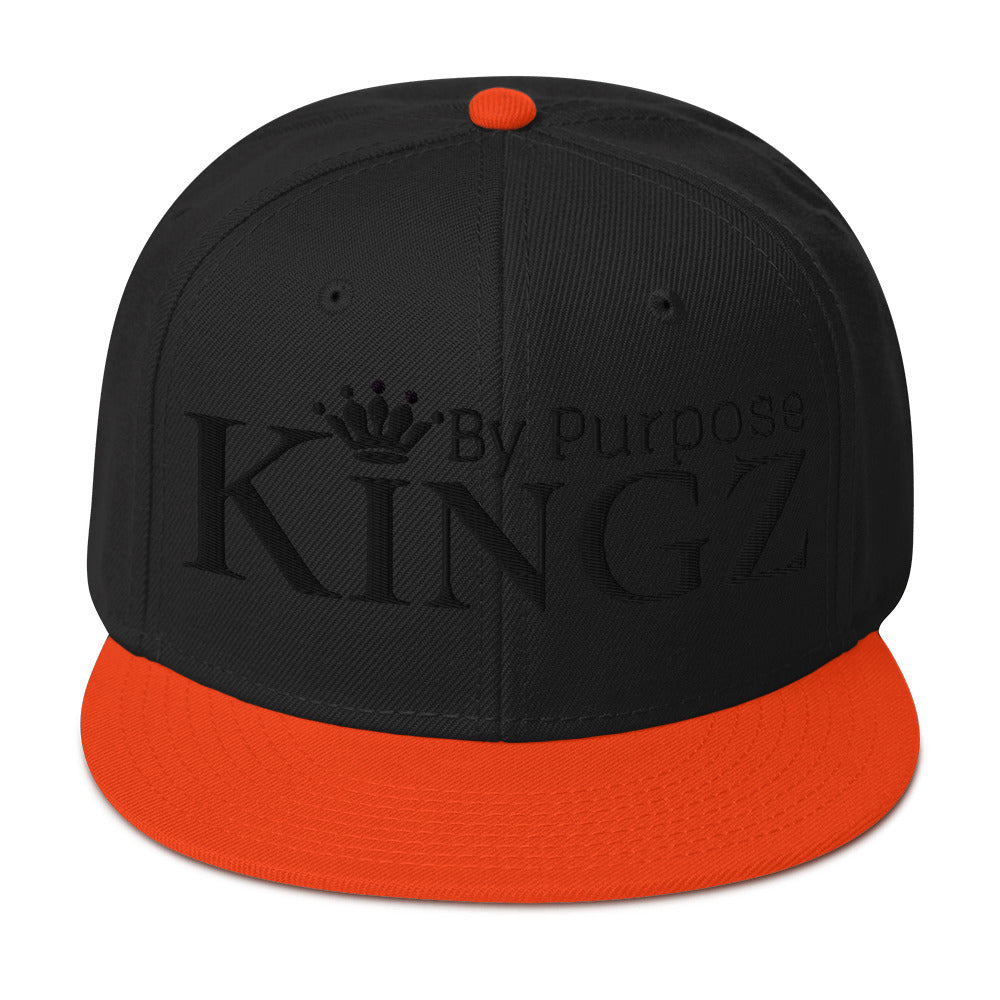 Snapback-Kappe „Kingz By Purpose“ in Schwarz