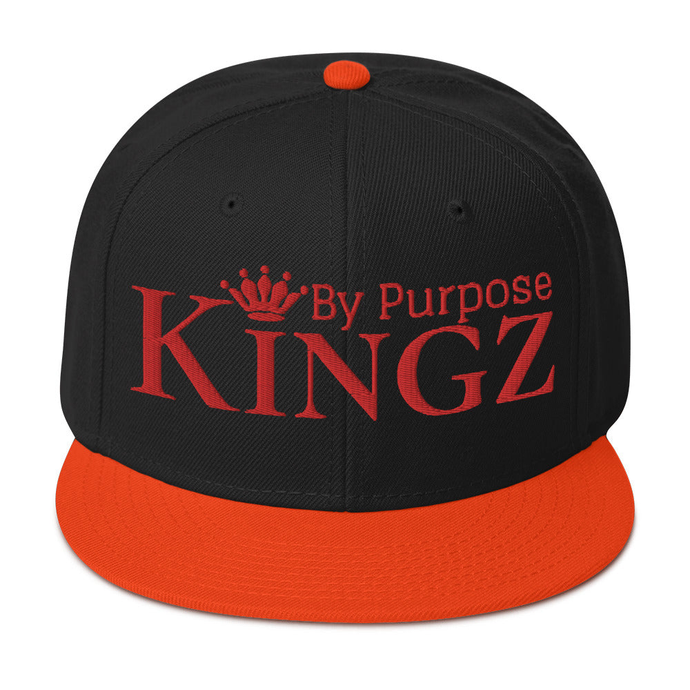 Kingz By Purpose Snapback-Kappe „Wolfpack“ in Rot
