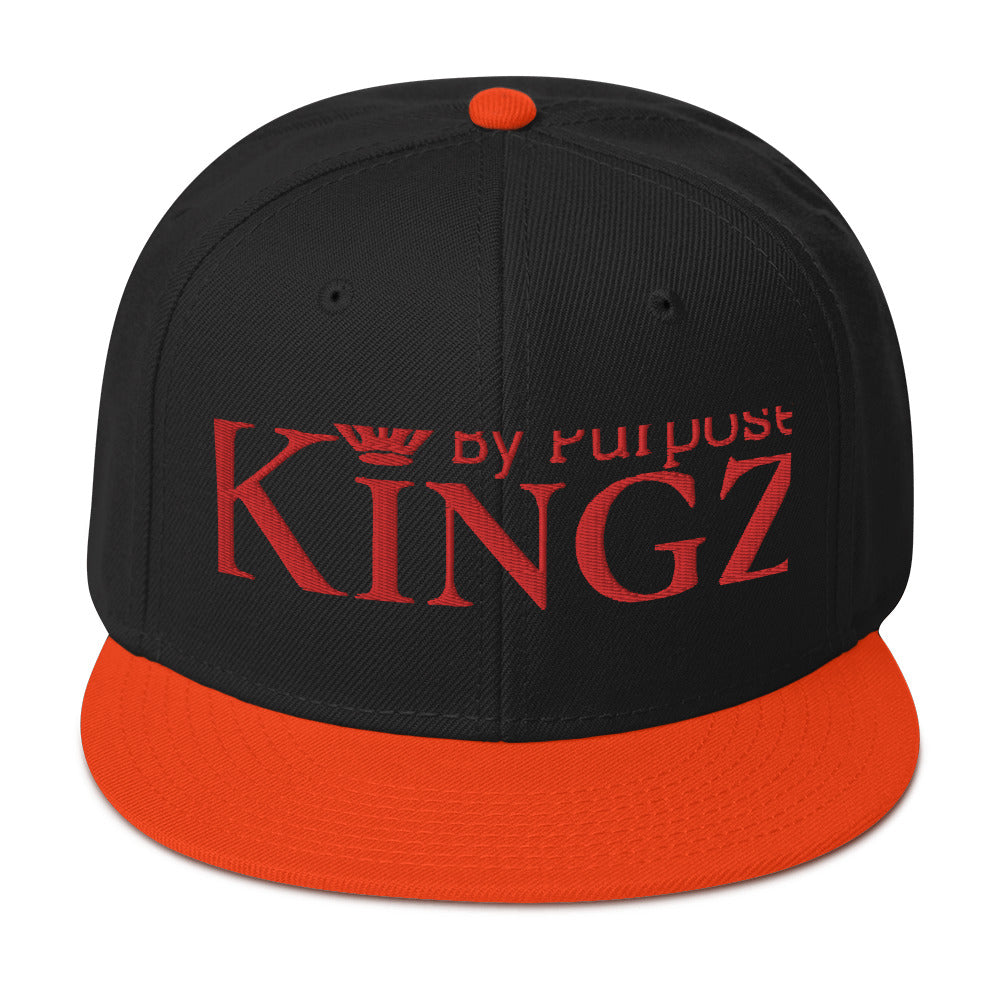 Kingz By Purpose Snapback-Kappe „Wolfpack“ in Rot