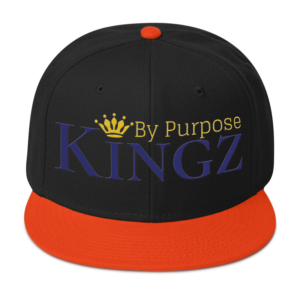 Kingz By Purpose Royal Combo (Purple/Gold/Gold) Snapback
