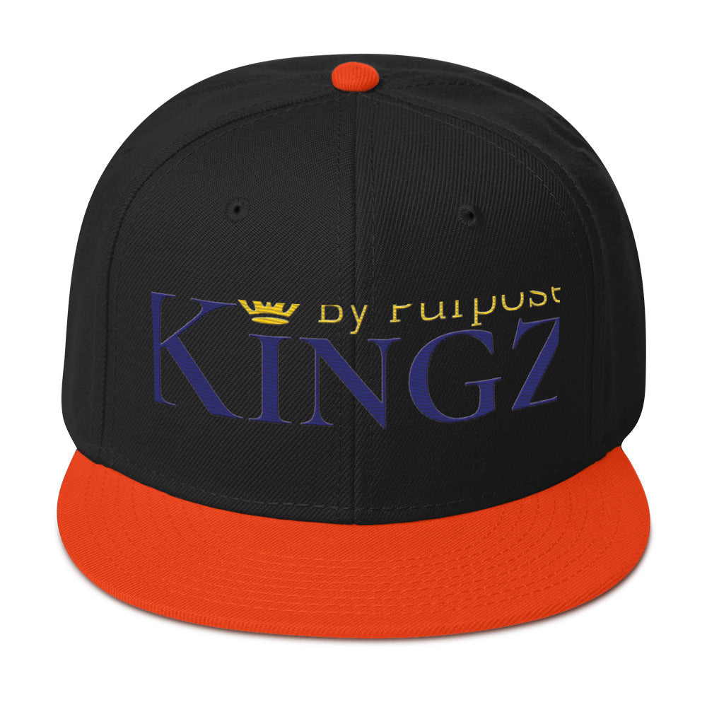 Kingz By Purpose Royal Combo (Purple/Gold/Gold) Snapback