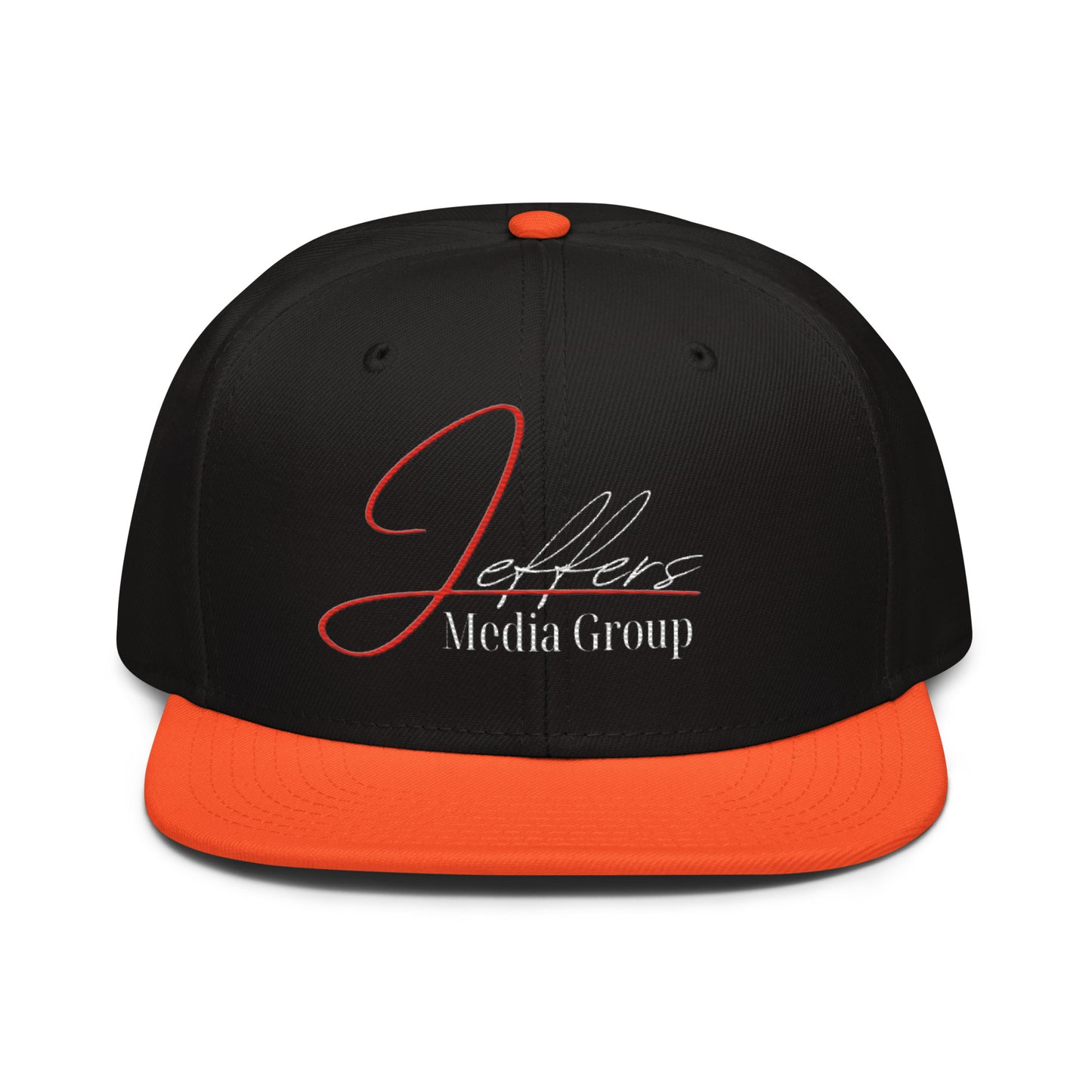 Jeffers Media Group Red J/White (Snapback)