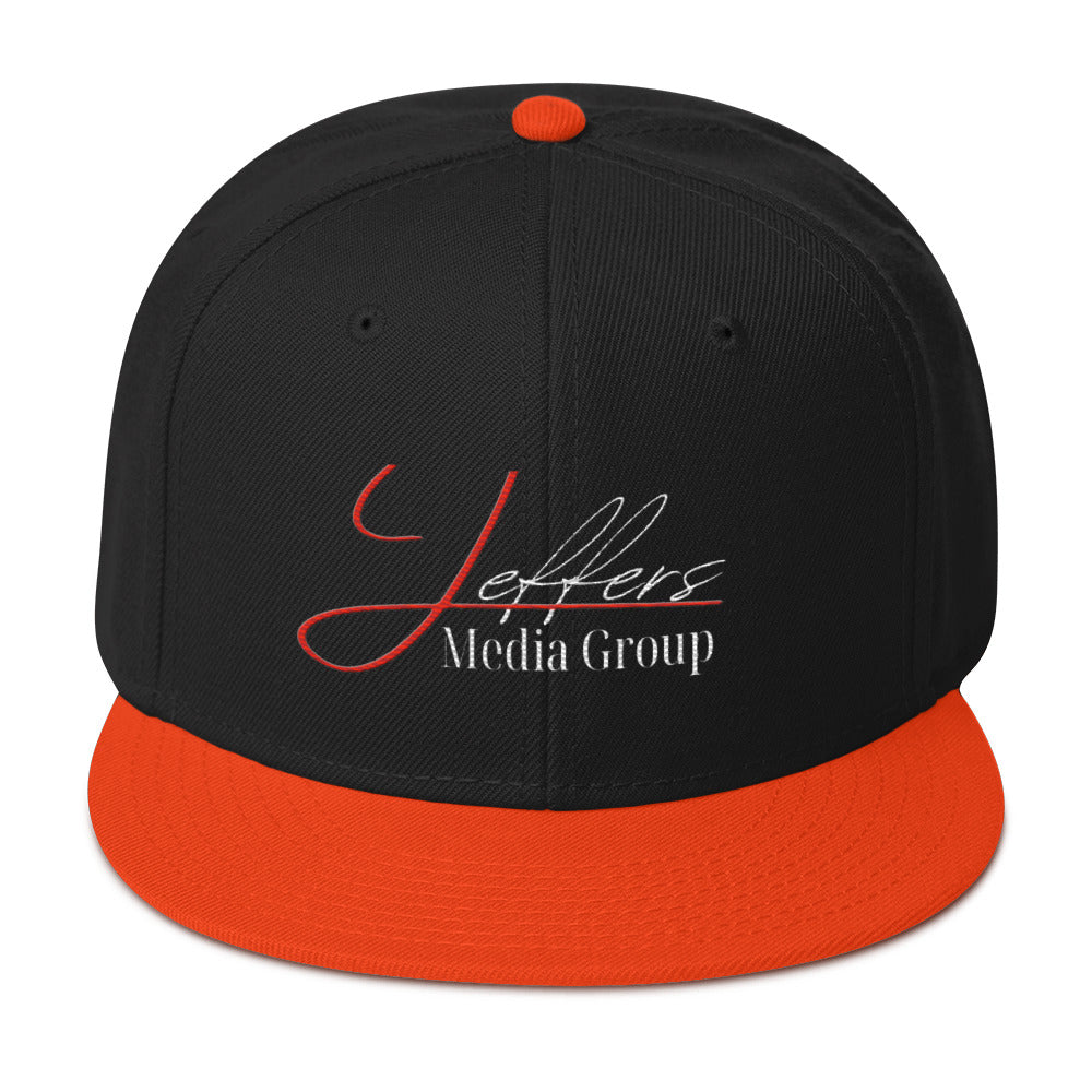 Jeffers Media Group Red J/White (Snapback)