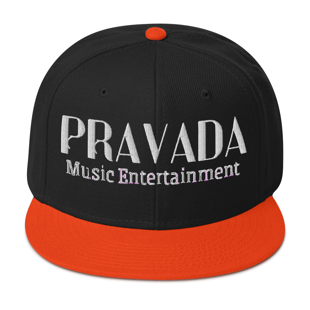 Pravada Music Entertainment White (Snapback)