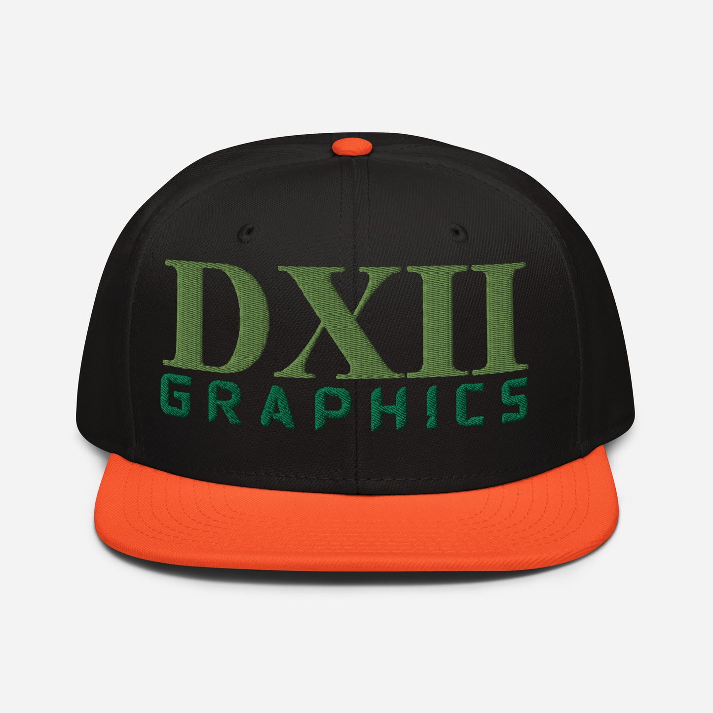 DXII/512 Graphics Kiwi Green/Kelly Green (Snapback)