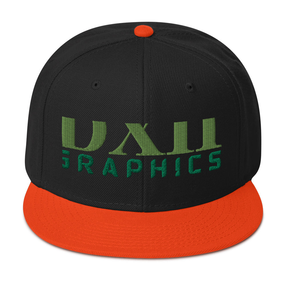 DXII/512 Graphics Kiwi Green/Kelly Green (Snapback)