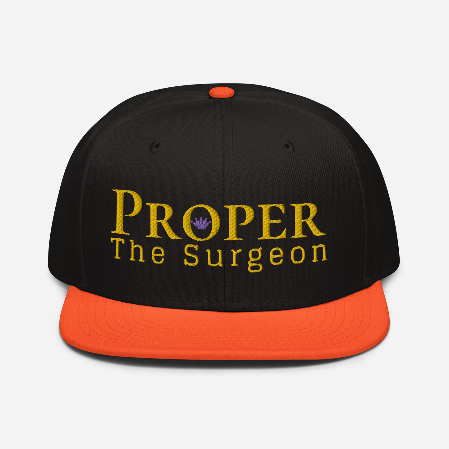 Proper The Surgeon Royal Combo (Gold/Gold/Purple) II Snapback Hat