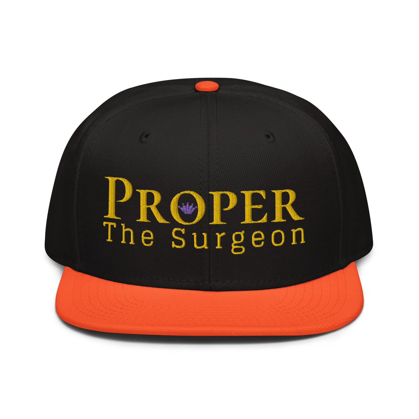 Proper The Surgeon Royal Combo (Gold/Gold/Purple) II Snapback Hat