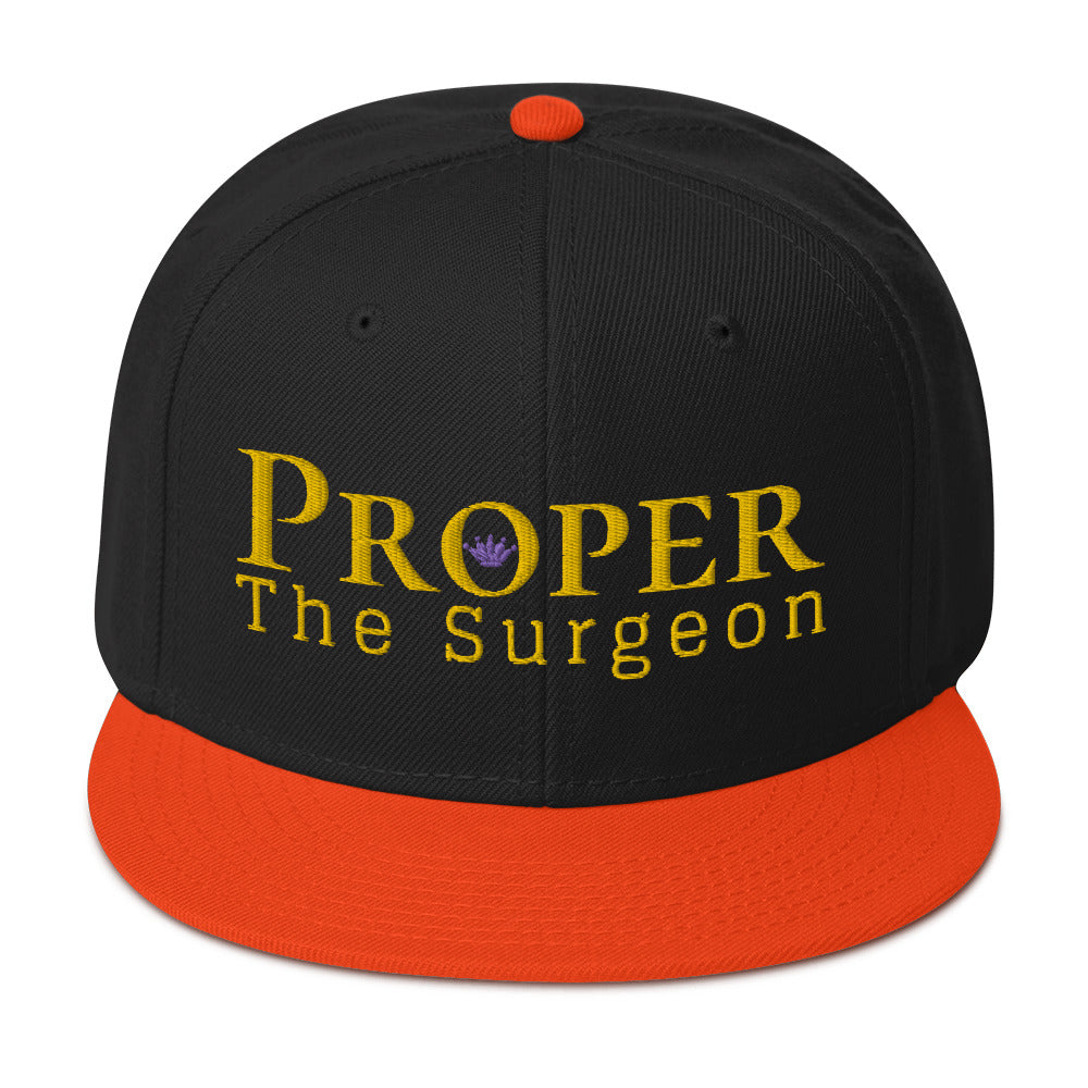 Proper The Surgeon Royal Combo (Gold/Gold/Purple) II Snapback Hat