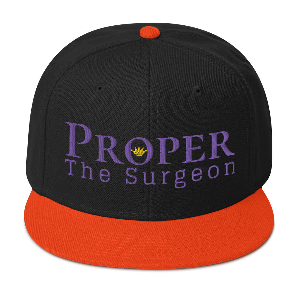 Proper The Surgeon Royal Combo (Lila/Lila/Gold) II Snapback-Mütze
