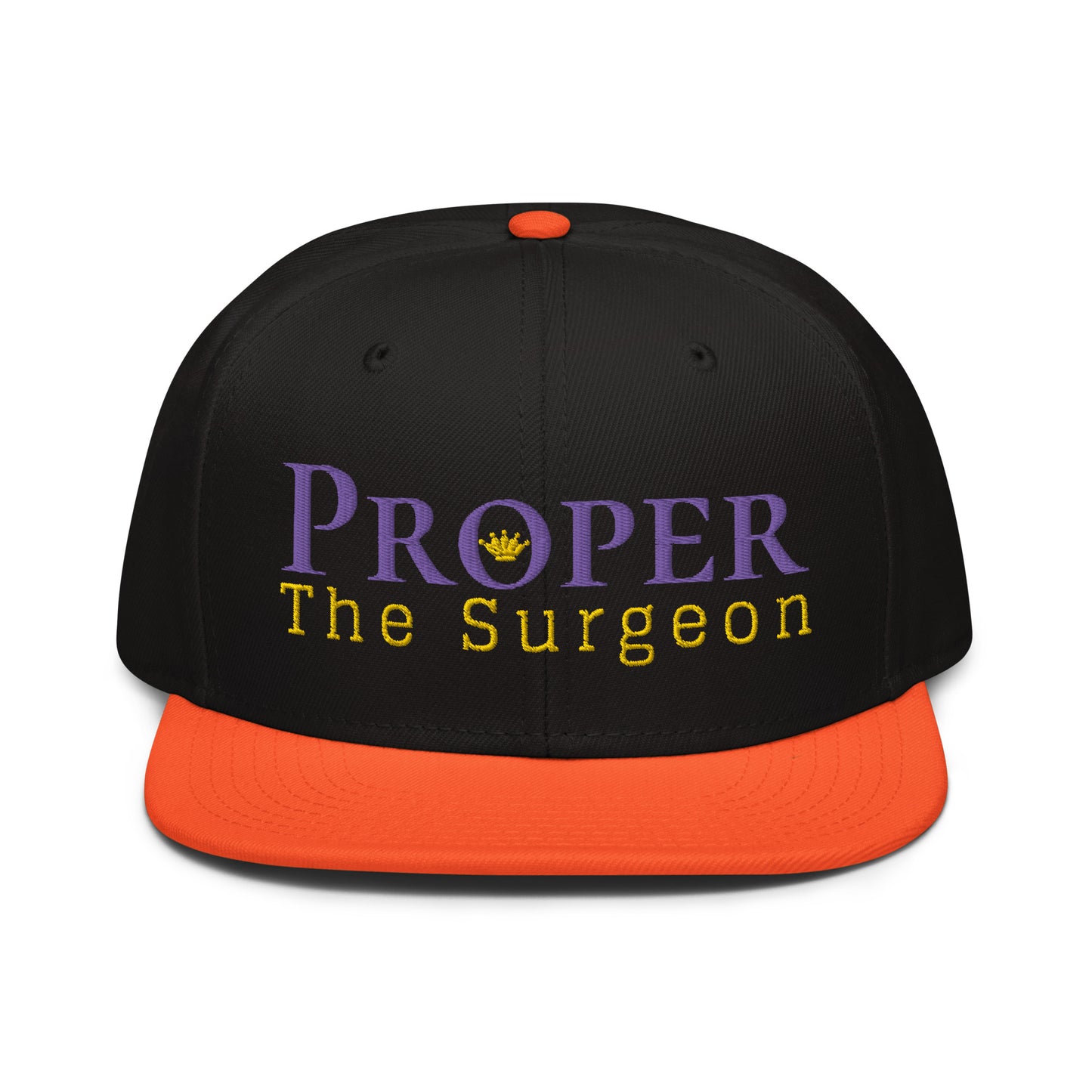 Proper The Surgeon Royal Combo (Purple/Gold/Gold) II Snapback Hat
