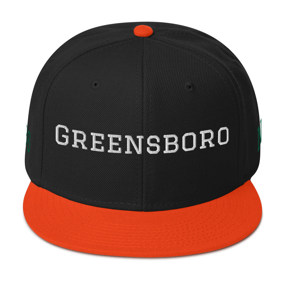 Greensboro ‘White/Kelly Green’ (Snapback)