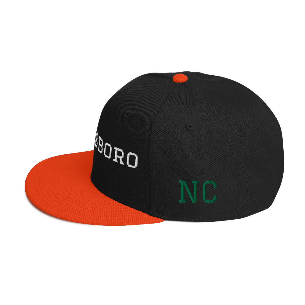 Greensboro ‘White/Kelly Green’ (Snapback)