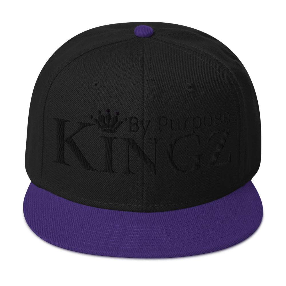 Snapback-Kappe „Kingz By Purpose“ in Schwarz