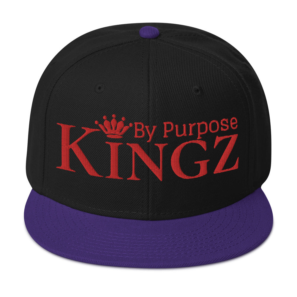 Kingz By Purpose Snapback-Kappe „Wolfpack“ in Rot