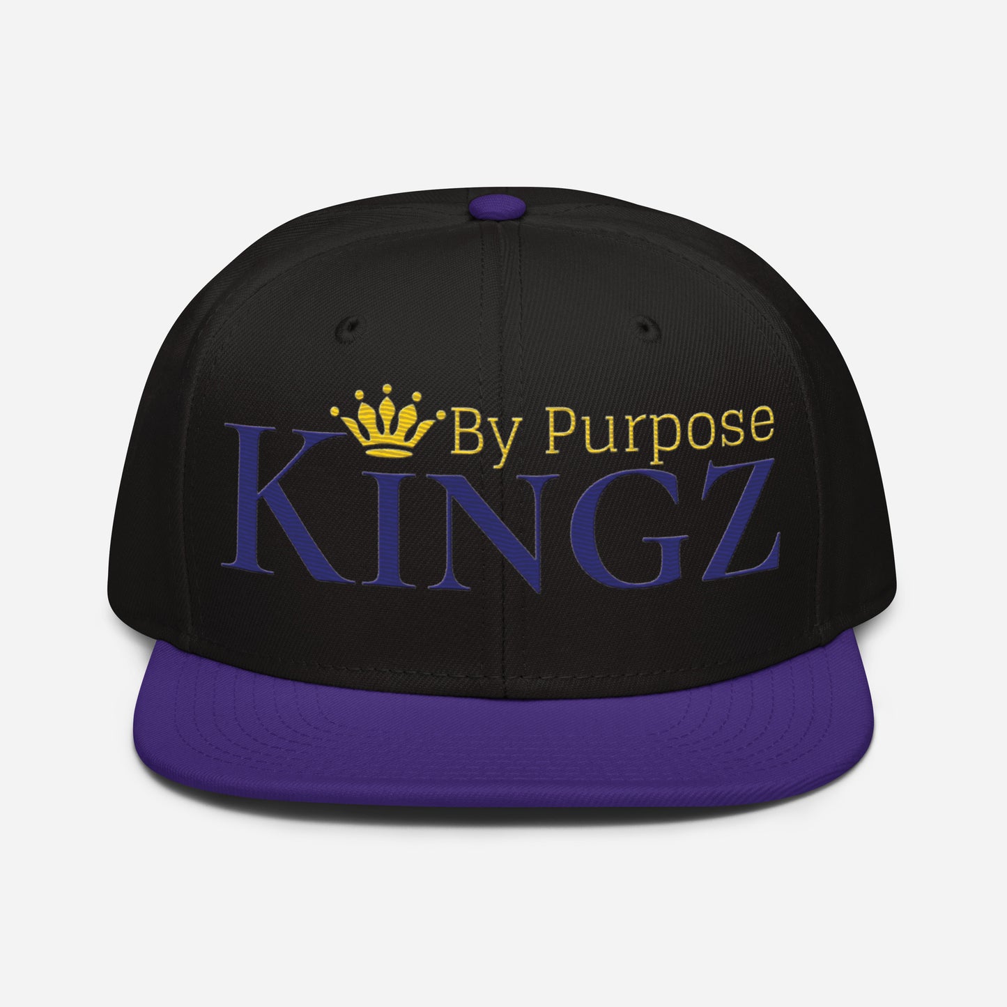 Kingz By Purpose Royal Combo (Purple/Gold/Gold) Snapback