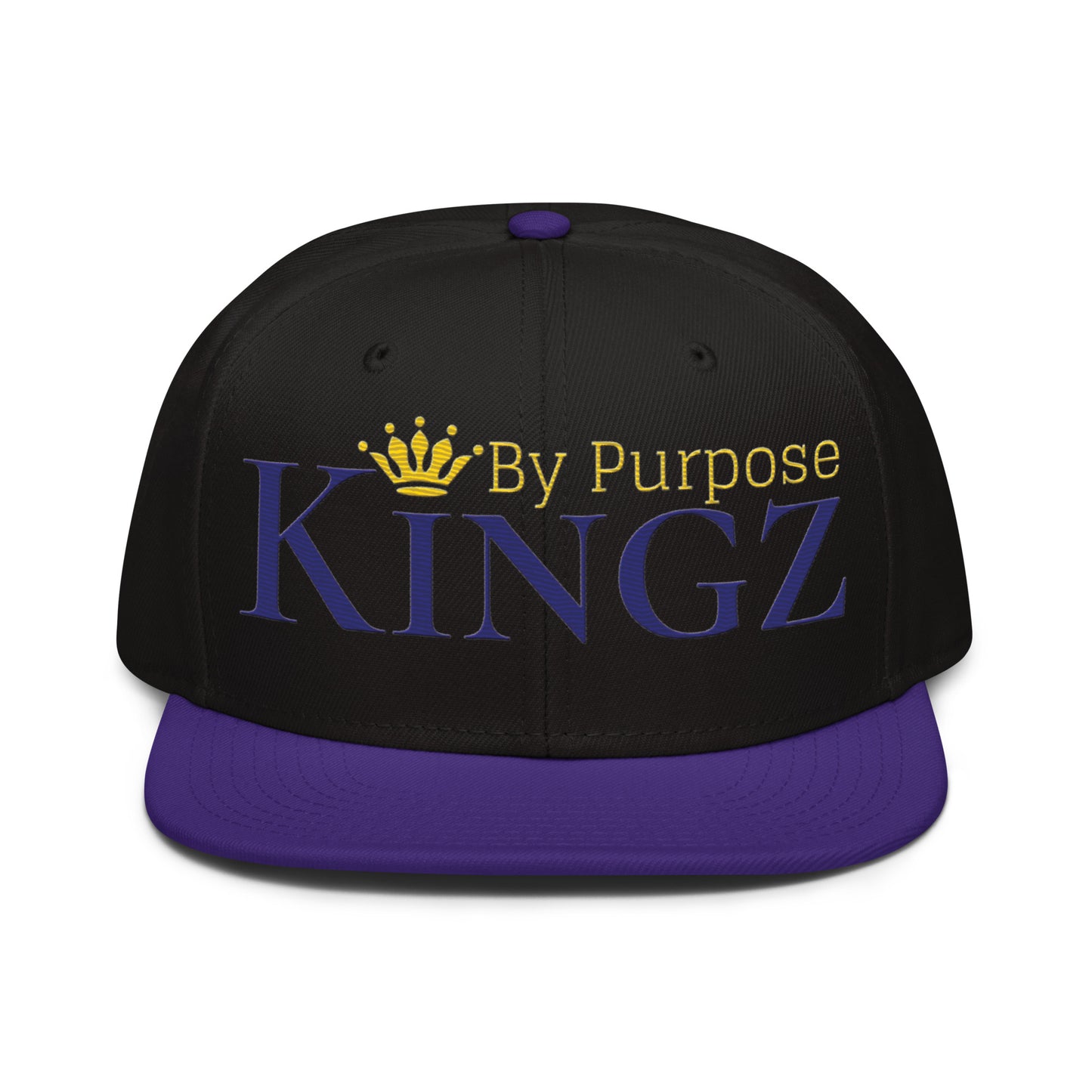 Kingz By Purpose Royal Combo (Purple/Gold/Gold) Snapback