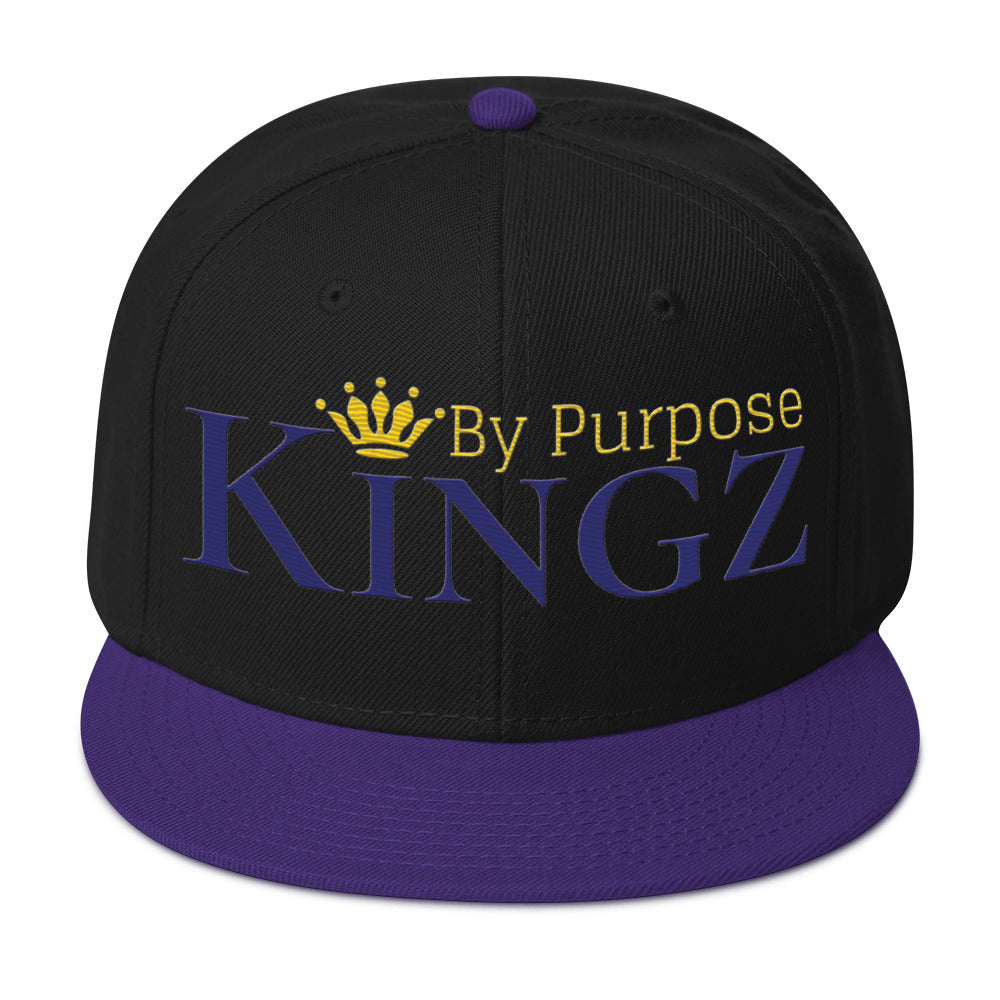 Kingz By Purpose Royal Combo (Purple/Gold/Gold) Snapback