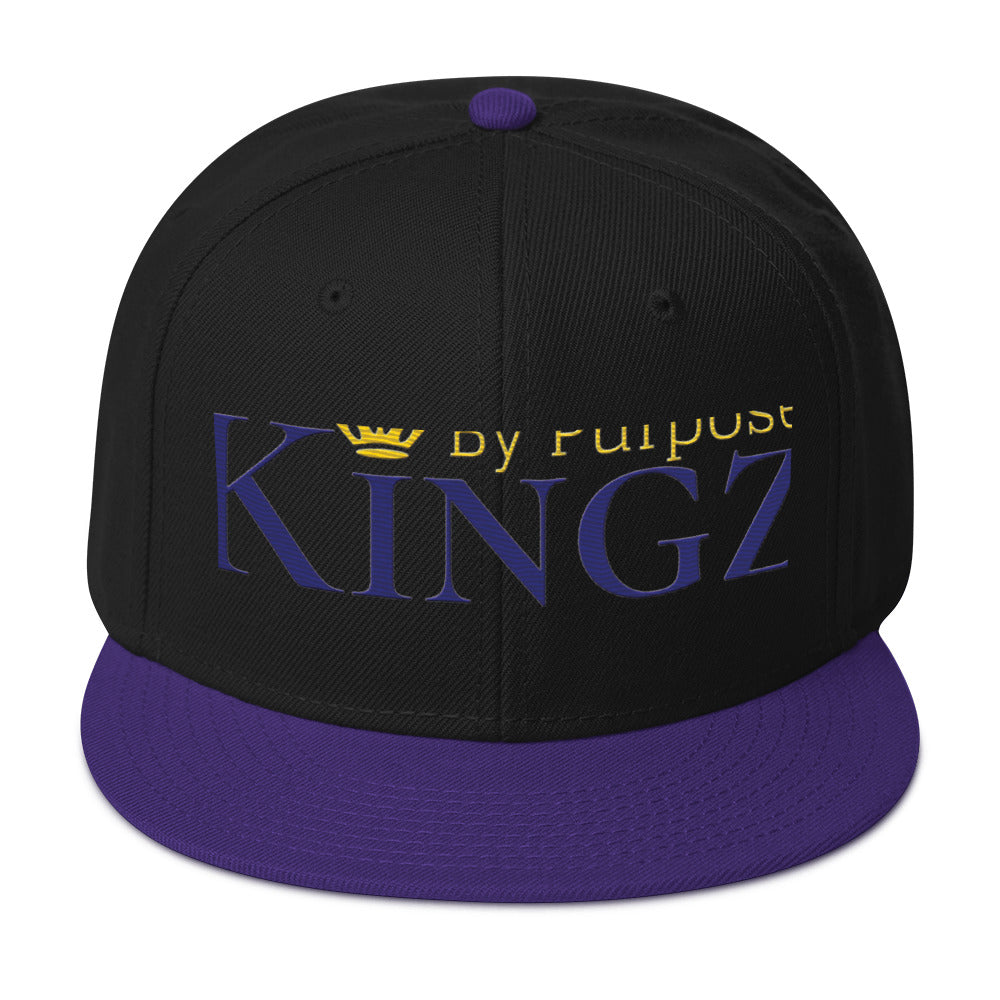 Kingz By Purpose Royal Combo (Purple/Gold/Gold) Snapback