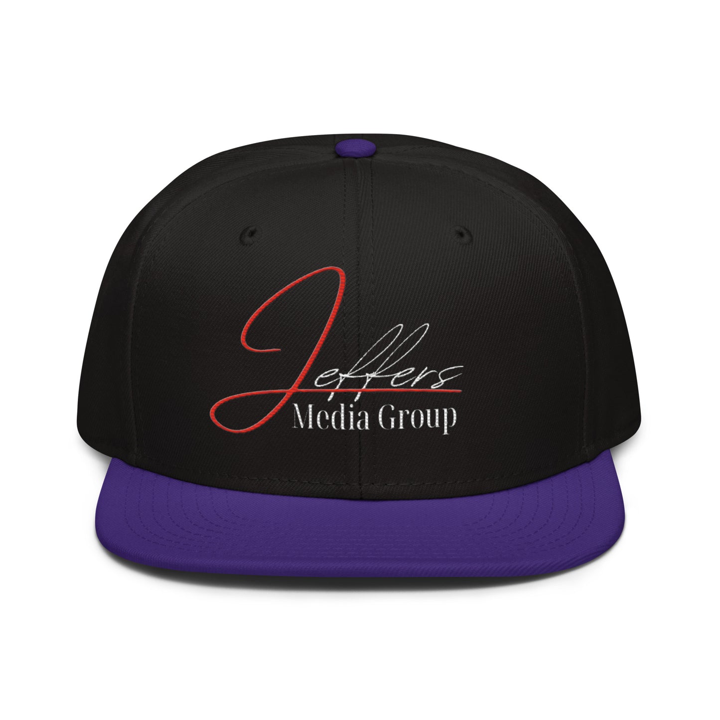 Jeffers Media Group Red J/White (Snapback)