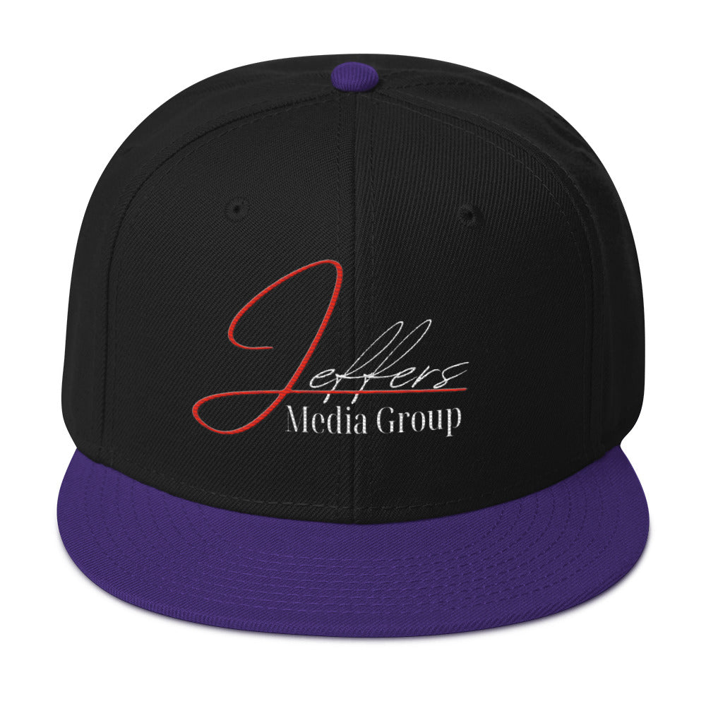 Jeffers Media Group Red J/White (Snapback)