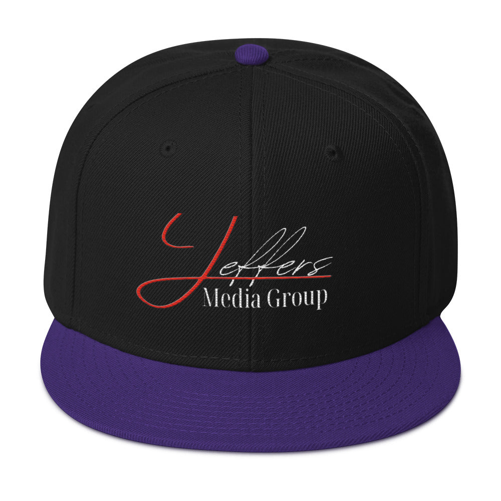 Jeffers Media Group Red J/White (Snapback)