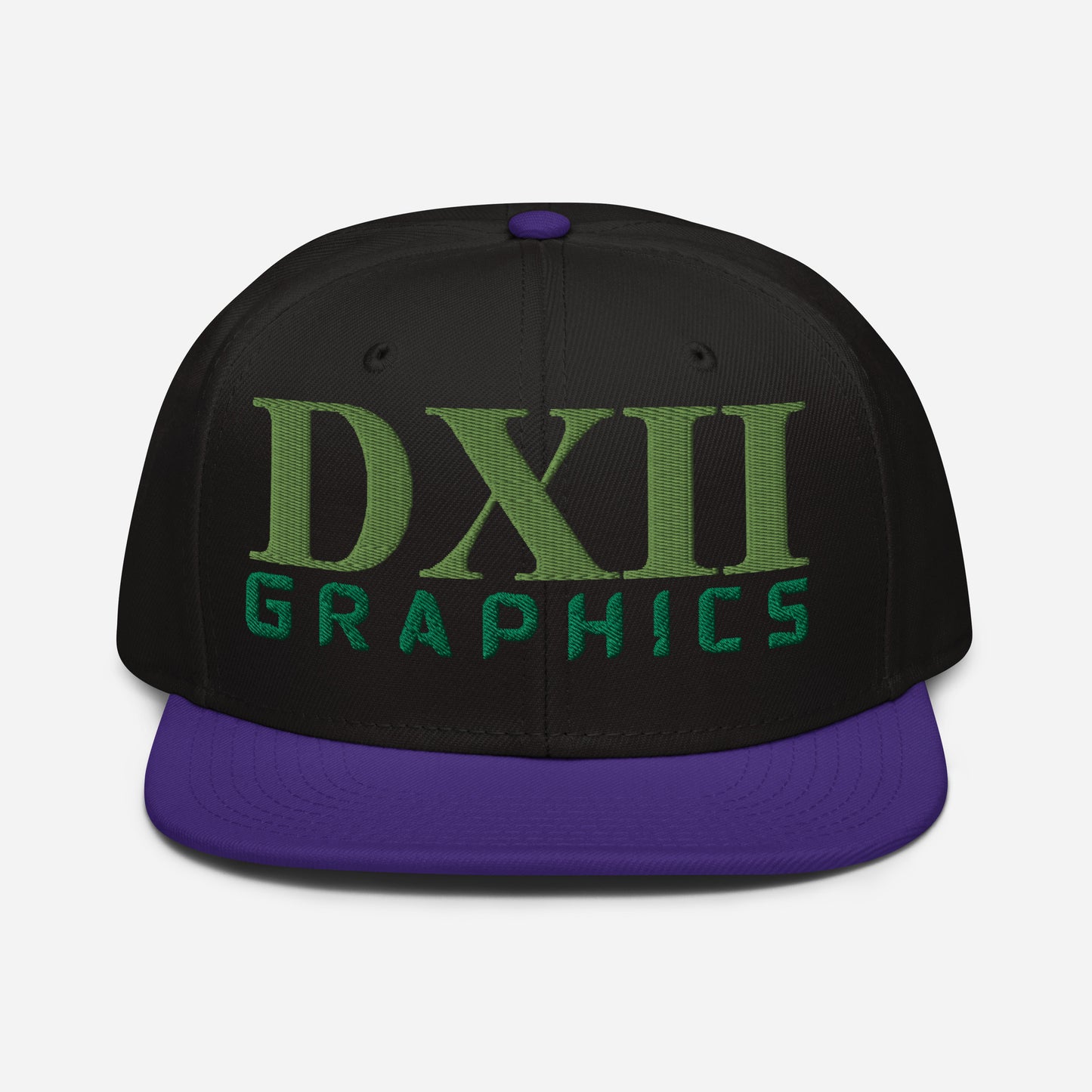 DXII/512 Graphics Kiwi Green/Kelly Green (Snapback)