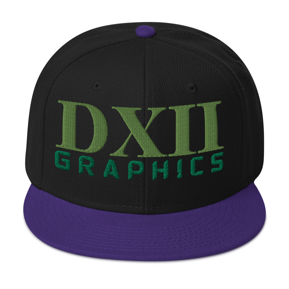 DXII/512 Graphics Kiwi Green/Kelly Green (Snapback)