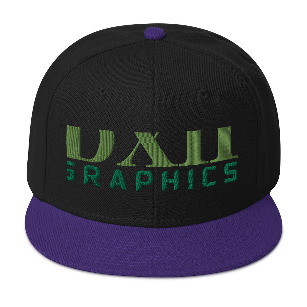 DXII/512 Graphics Kiwi Green/Kelly Green (Snapback)