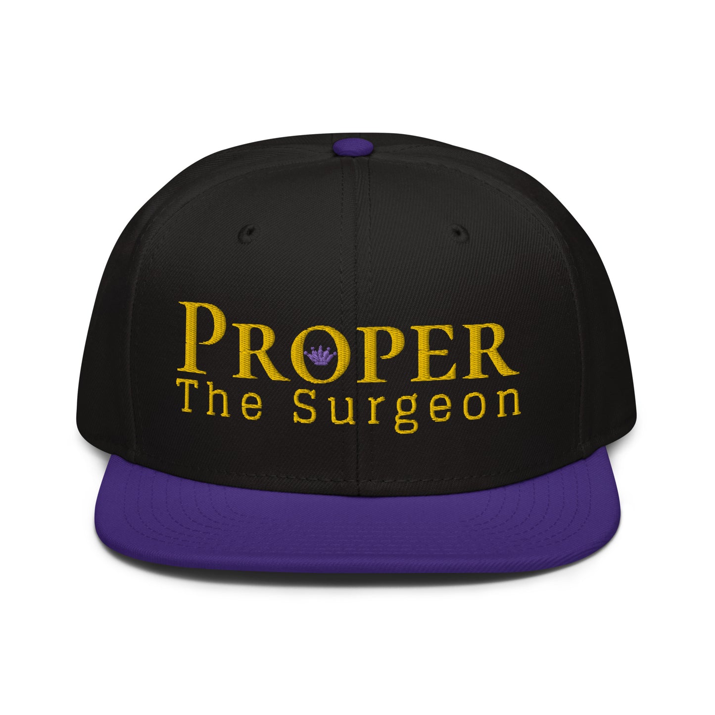 Proper The Surgeon Royal Combo (Gold/Gold/Purple) II Snapback Hat