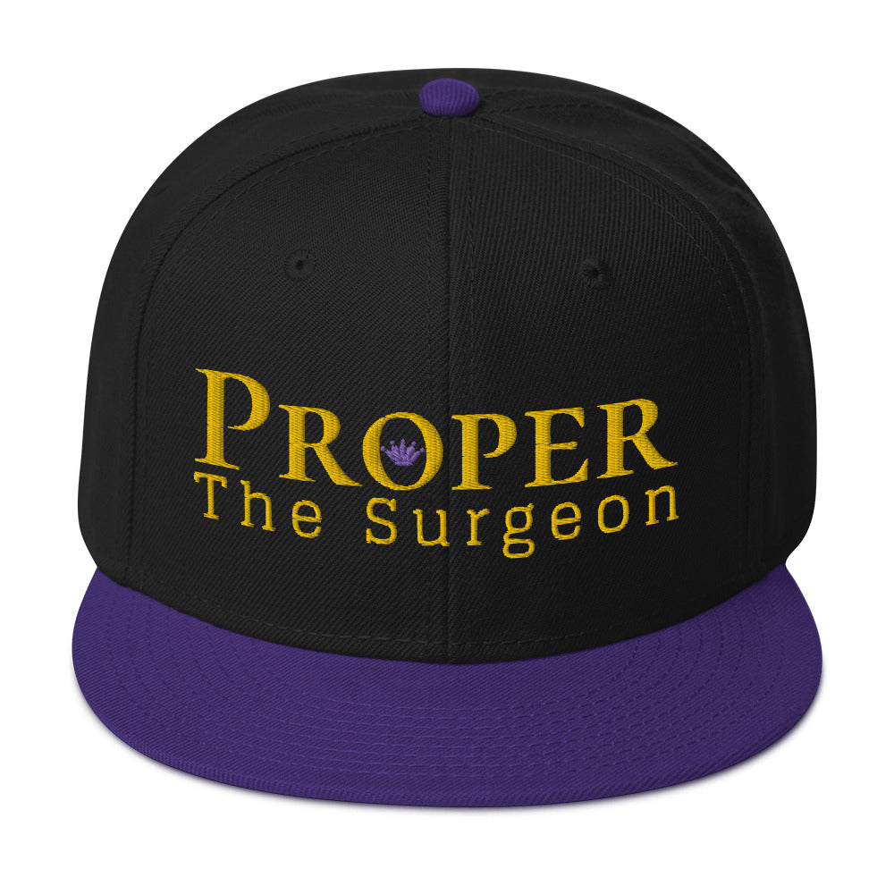 Proper The Surgeon Royal Combo (Gold/Gold/Purple) II Snapback Hat