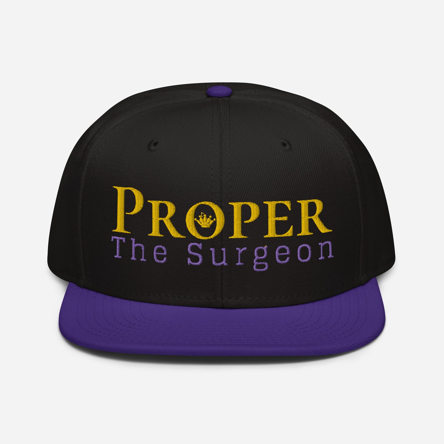 Proper The Surgeon Royal Combo (Gold/Purple/Gold) II Snapback Hat